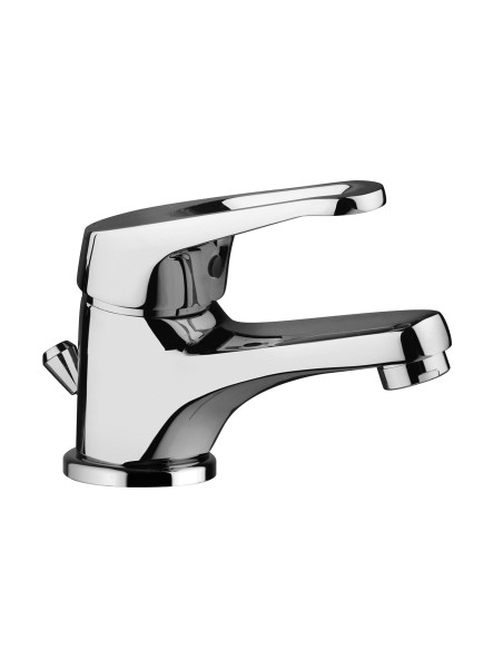 Rubinetto Miscelatore monoforo per lavabo serie Noemy Piralla con scarico automatico 0NE00088A16 cromato - Kallea