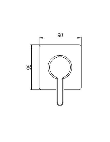 Miscelatore Jacuzzi incasso per doccia 1 via serie Sunrise 0SN00410JA01 cromato - Kallea