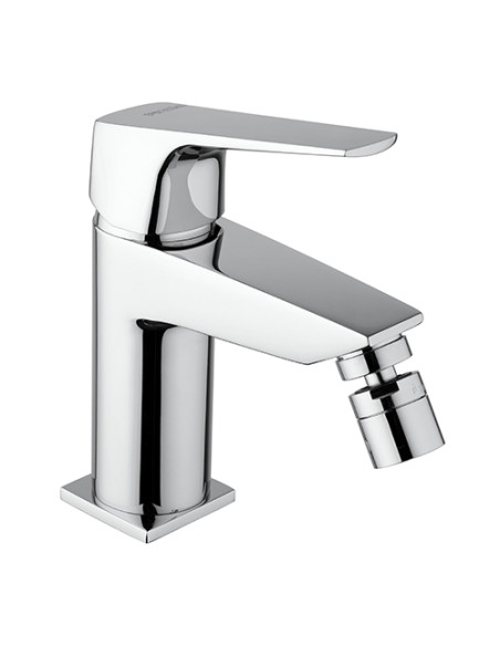 Rubinetto Miscelatore monoforo per bidet serie Ice Piralla con scarico automatico 0IE00094A22 cromato - Kallea