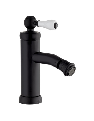 Rubinetto Miscelatore monoforo per bidet serie Vintage YO Jacuzzi con piletta click clack inclusa 0VIYO092JA00 nero opaco - K...