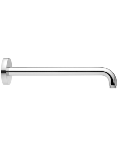 Braccio doccia Jacuzzi tondo a parete lunghezza 400mm diam. 22 mm art. 1111073AC00 cromato - Kallea