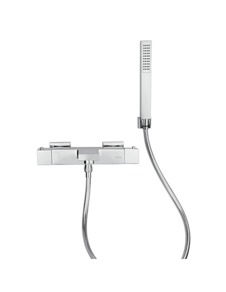 Set Rubinetti Piralla per lavabo e bidet con scarico automatico e vasca serie Polo cromato - Kallea