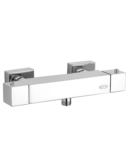 Set Rubinetti Jacuzzi per lavabo e bidet con pilette click clack incluse e doccia esterno serie Kley cromato - Kallea