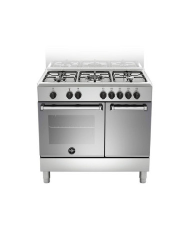 Cucina 90x60 F.lli Bertazzoni AMN9P5EXV con porta bombola 5 fuochi a gas forno elettrico inox - Kallea