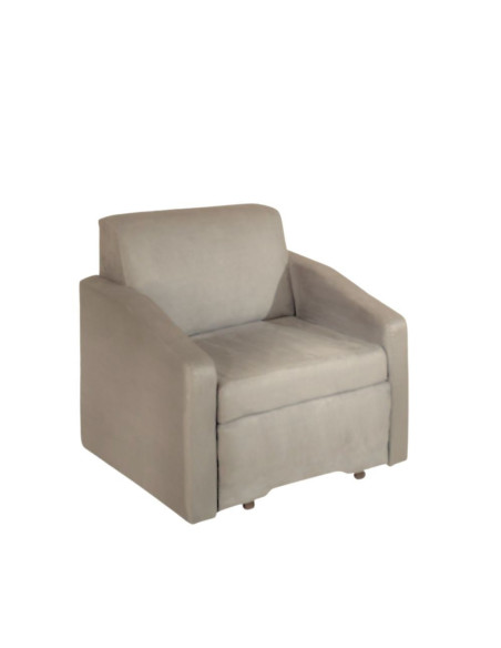 Poltrona letto Elly con braccioli taupe enjoy 03 - Kallea