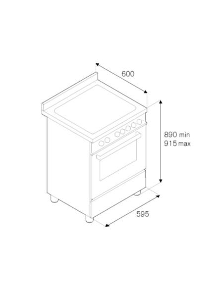 Bertazzoni VINO PRO604MFESVIT Cucina forno elettrico - Kallea