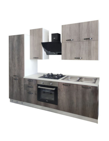 Cucina Poppy 255 cm corda tranchè sinistra - Kallea