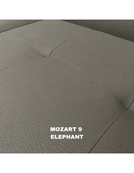 Divano angolare Belen Mozart con pouff contenitore elephant sinistro - Kallea