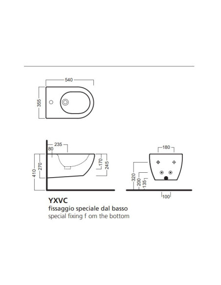 Set sanitari bagno Hatria serie Fusion vaso bidet e coprisedile frenato selva opaco *Prodotto in esposizione - Kallea