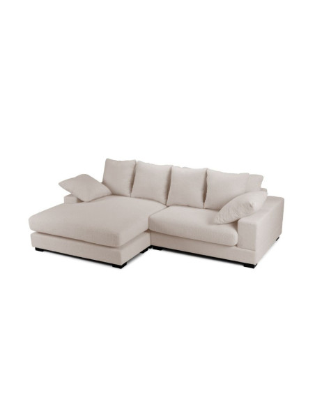 Divano Calgary beige penisola reversibile - Kallea