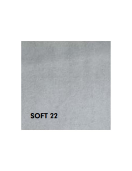 Divano Levy 3 posti in tessuto grigio con contenitore e letto - Kallea