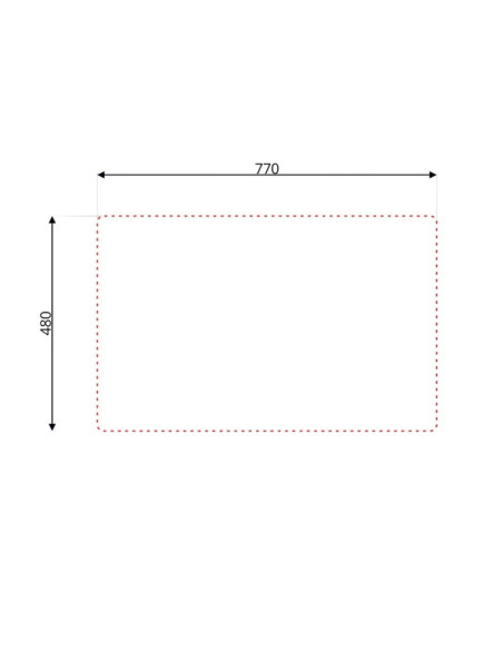 Lavello 79x50 Classic 170 incasso doppia vasca - Kallea