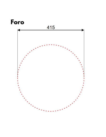 Lavello rotondo diametro 43,5 cm Rondo' ec192 - Kallea