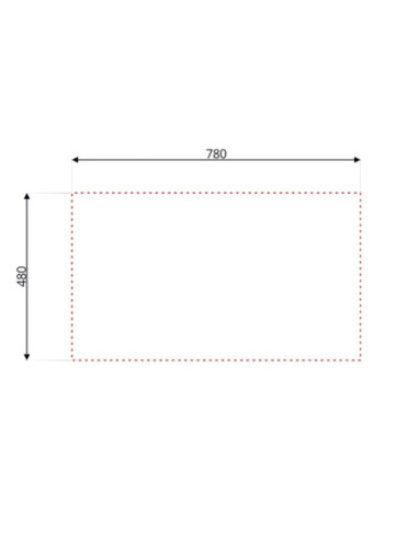 Samet Lavello incasso SA278 86x50 cm sinistro - Kallea