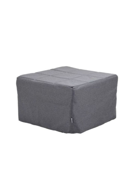 Pouf letto singolo pieghevole Vega tessuto colore grigio - Kallea