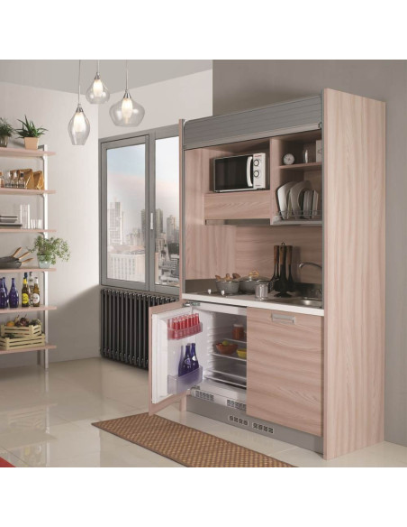 Cucina monoblocco Street 125 con serrandina - Kallea