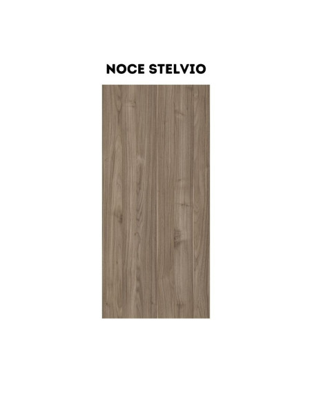 Cucina Iris Lusso 360 cm noce stelvio verde pesto con elettrodomestici reversibile - Kallea