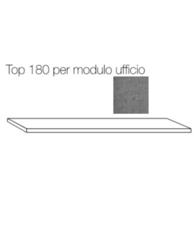 Top 180 per modulo ufficio Ibisco cemento - Kallea