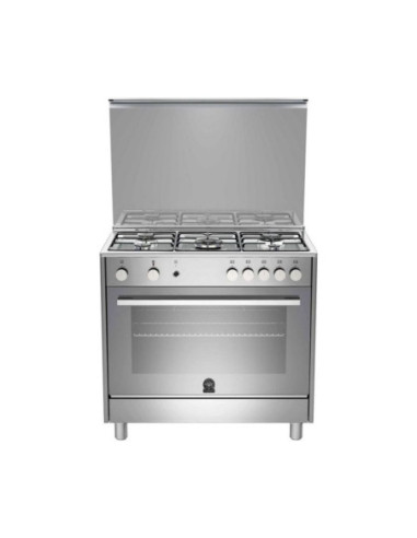 Cucina Bertazzoni TUS95C21DXB 90x60 con maxiforno gas grill elettrico e 5 fuochi a gas classe A+ colore inox - Kallea