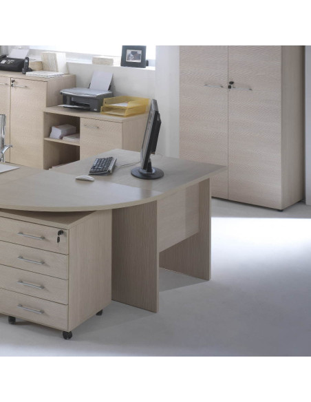 Scrivania per ufficio Larix 180x80 cm larice beige - Kallea