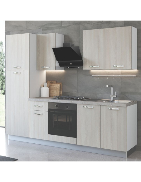 Cucina Aura Lusso 255 cm con elettrodomestici - Kallea