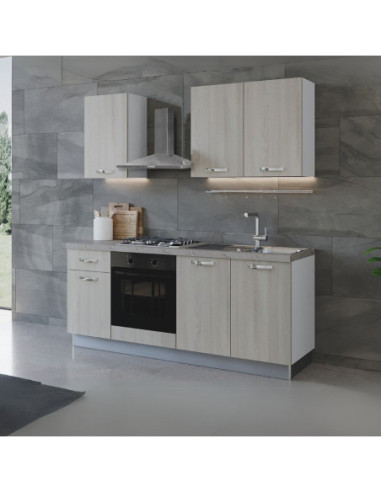 Cucina Aura 195 cm con elettrodomestici - Kallea