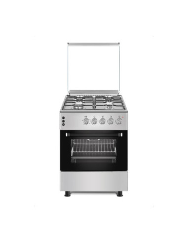 Cucina Flora 60 4 fuochi gas con forno ventilato a gas e grill elettrico - Kallea