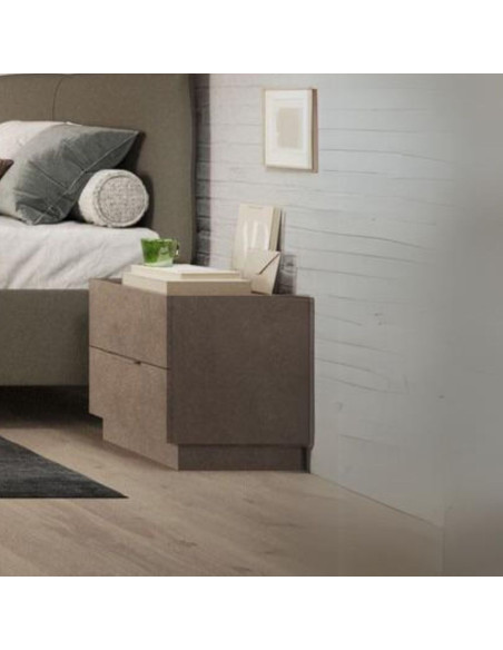 Camera da letto Mustella con letto contenitore bronzo - Kallea