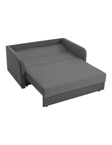 Divano letto Devin in Twist 20 grigio 161x107x88 H cm. - Kallea