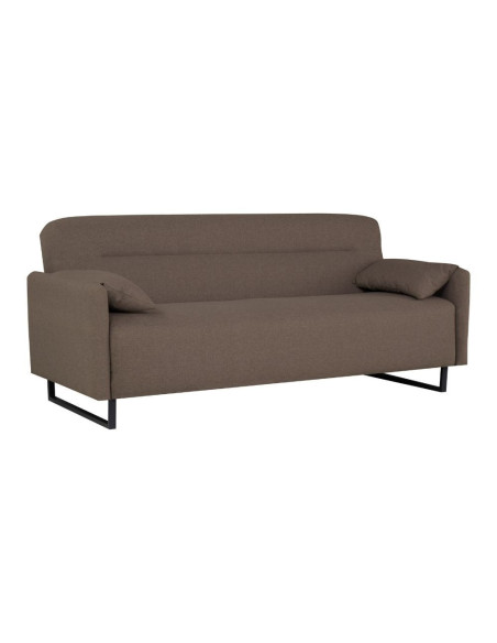 Divano letto Odin 3 posti in tessuto beige - Kallea