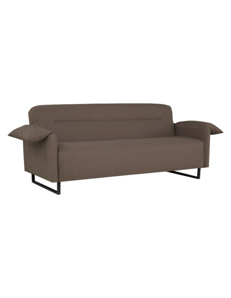 Divano letto Odin 3 posti in tessuto beige - Kallea