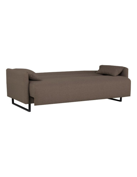 Divano letto Odin 3 posti in tessuto beige - Kallea