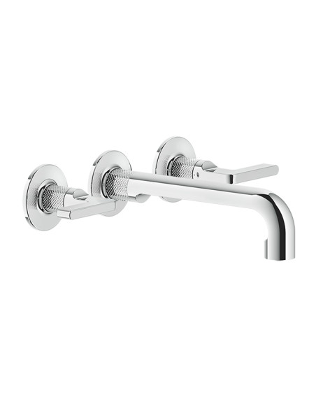 Miscelatore Gessi a incasso per lavabo canna lunga serie Inciso cod.58092 + 45089 con parte incasso senza scarico - Kallea