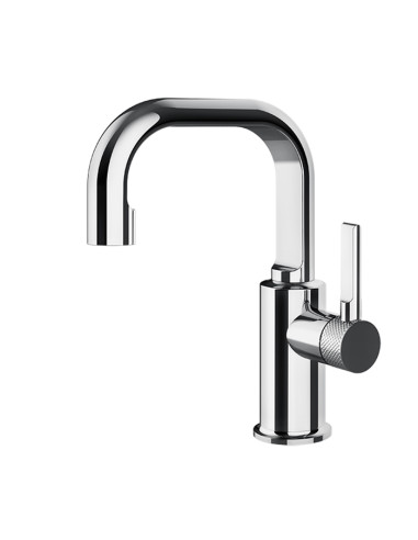 Miscelatore Lavabo Gessi serie Inciso cod.58009 senza scarico con flessibili di collegamento - Kallea