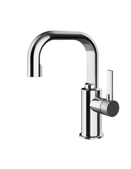 Miscelatore Lavabo Gessi serie Inciso cod.58009 senza scarico con flessibili di collegamento - Kallea