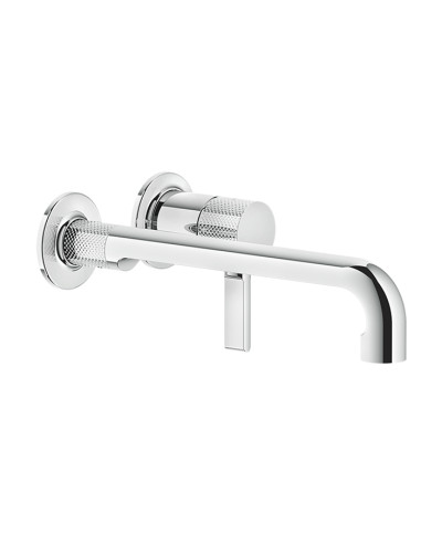 Miscelatore Gessi a incasso per lavabo canna lunga serie Inciso cod.58089 + 54198 con parte incasso senza scarico - Kallea