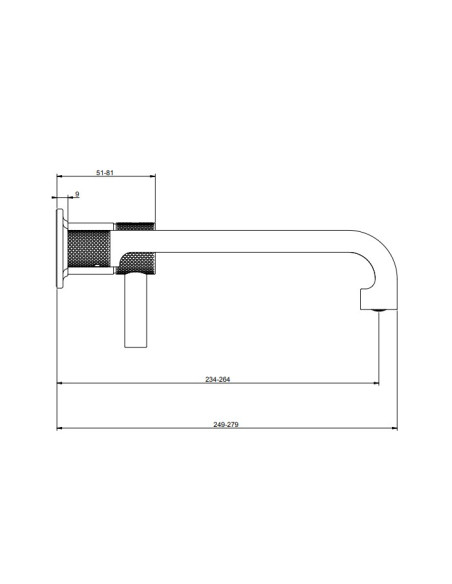 Miscelatore Gessi a incasso per lavabo canna lunga serie Inciso cod.58089 + 54198 con parte incasso senza scarico - Kallea