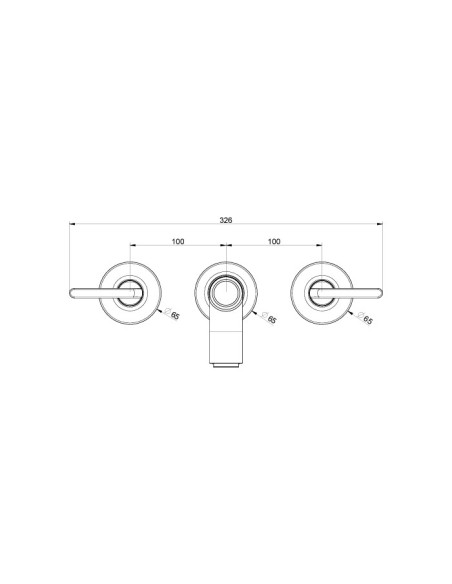 Gruppo Vasca a parete Gessi serie Inciso cod.58094+45089 con parte incasso senza scarico - Kallea