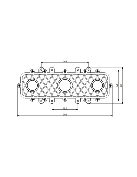 Gruppo Vasca a parete Gessi serie Inciso cod.58094+45089 con parte incasso senza scarico - Kallea