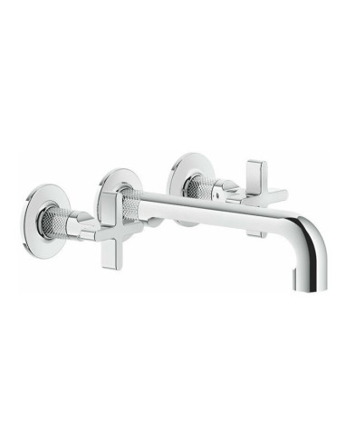 Miscelatore Gessi a incasso canna media per lavabo serie Inciso cod.58190 + 45089 con parte incasso senza scarico - Kallea