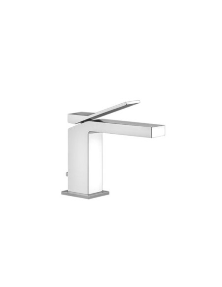 Miscelatore lavabo Gessi serie Rettangolo K cod. 53001 con scarico e flessibili di collegamento - Kallea