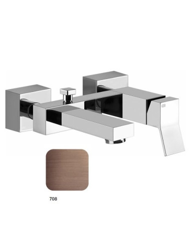 Miscelatore esterno vasca Gessi serie Rettangolo K cod.53013 con deviatore automatico bagno/doccia - Kallea