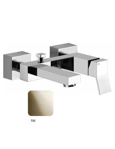 Miscelatore esterno vasca Gessi serie Rettangolo K cod.53013 con deviatore automatico bagno/doccia - Kallea