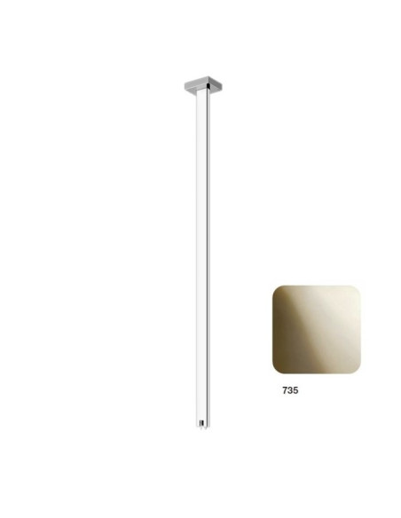 Bocca soffitto Gessi Serie Rettangolo cod.20099 da completare con comando remoto - Kallea