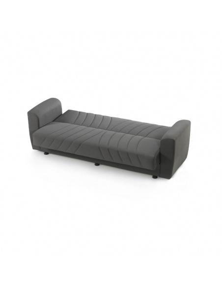 Divano letto contenitore grigio Murphy - Kallea