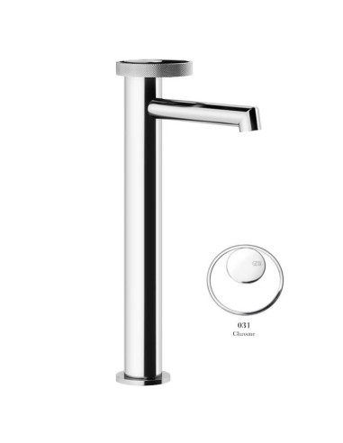 Miscelatore Lavabo alto Gessi serie Anello bocca corta cod.63304 senza scarico con flessibili di collegamento - Kallea