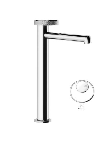 Miscelatore Lavabo alto Gessi serie Anello bocca lunga cod.63306 senza scarico e flessibili di collegamento - Kallea