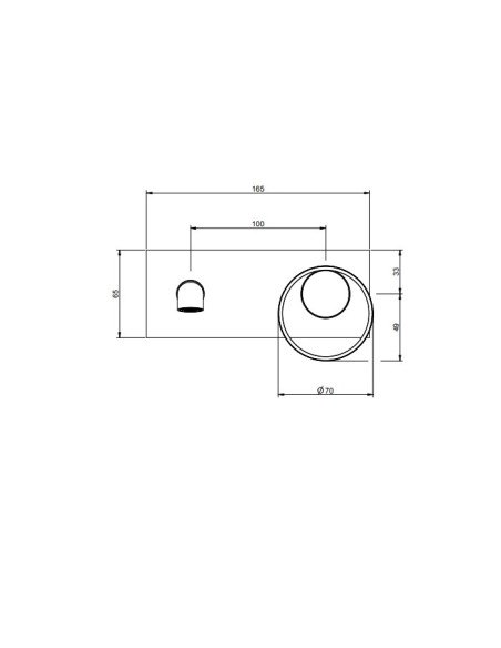 Miscelatore a parete gessi serie Anello bocca lunga cod.63389 esterna cod.63397 incasso - Kallea