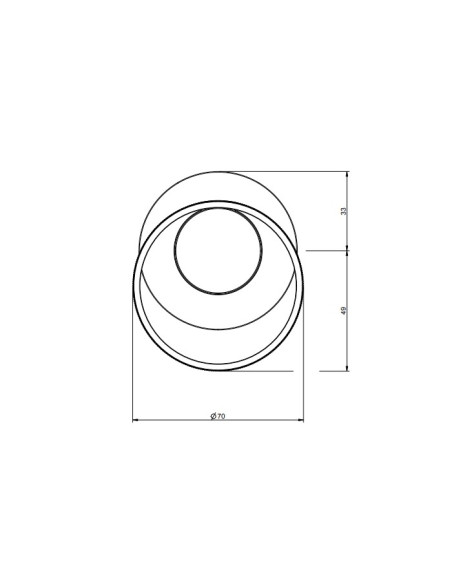 Comando Remoto lavabo/doccia Gessi serie Anello bocca lunga cod.63409 esterna cod.63412 incasso 1 via - Kallea