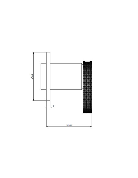 Comando Remoto lavabo/doccia Gessi serie Anello bocca lunga cod.63409 esterna cod.63412 incasso 1 via - Kallea